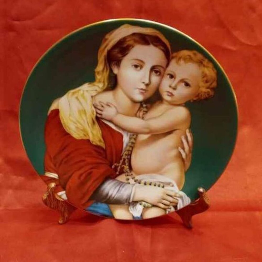VTG HAVILAND LIMOGES "MADONNA & CHILD" BY MURILLO 1975 LIMITED EDITION